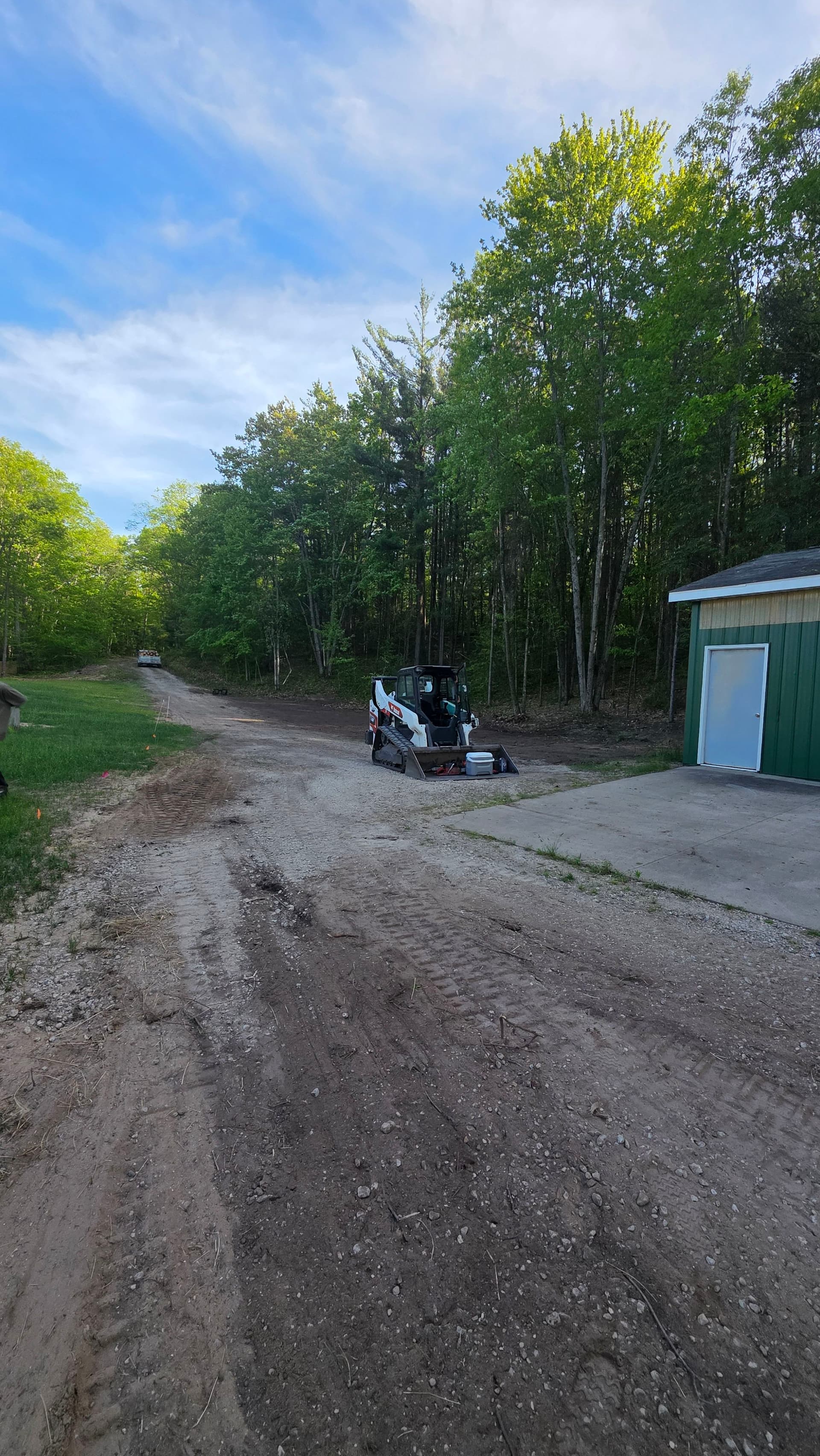 Gallery photos for Land Clearing and Site Prep for a New Driveway and Parking Area: Image #1
