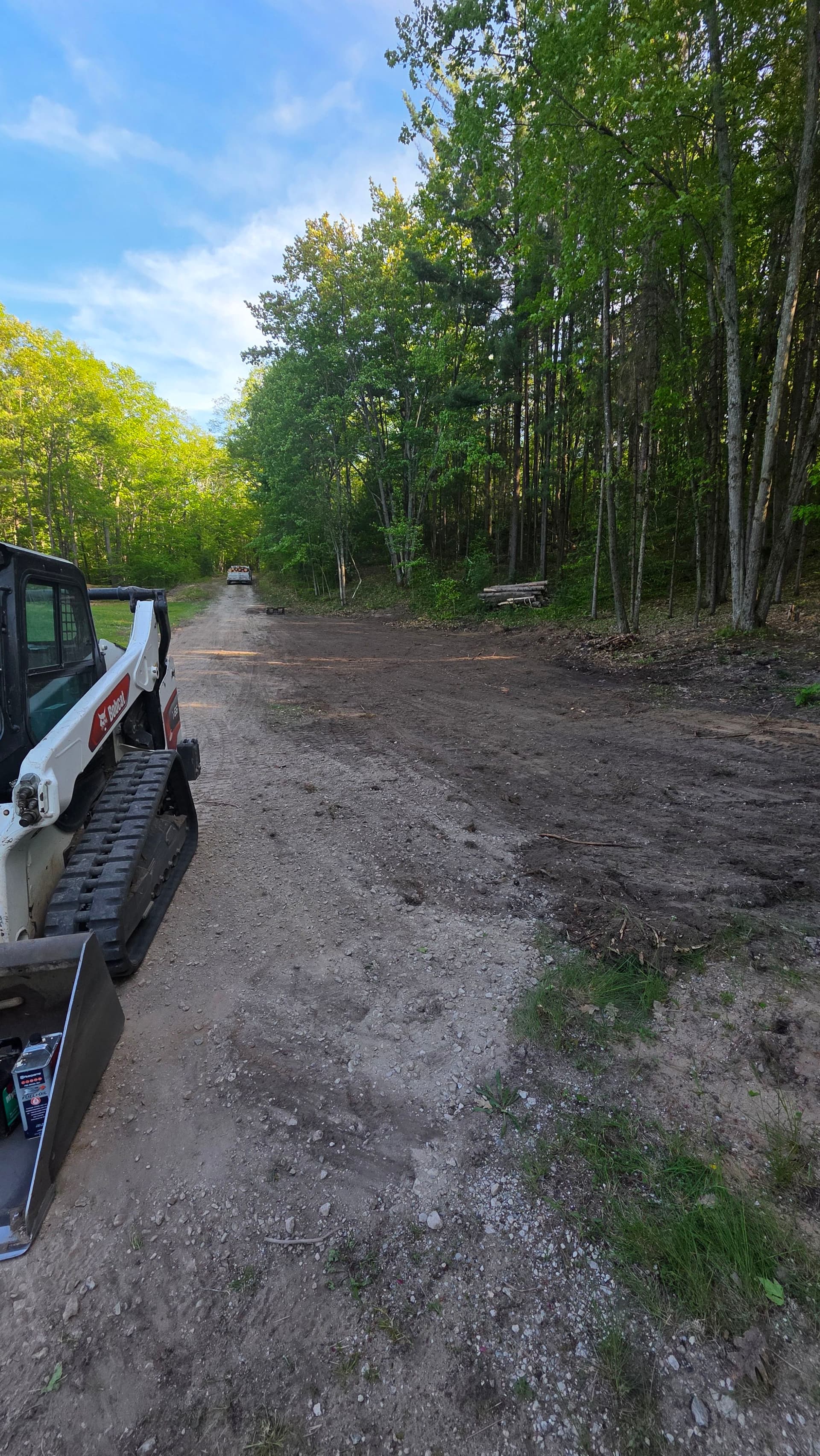 Gallery photos for Land Clearing and Site Prep for a New Driveway and Parking Area: Image #2